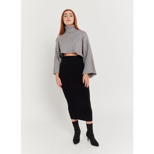 Pull crop top col roulé | Couleur: | Taille: Taille unique - My Store - Modalova