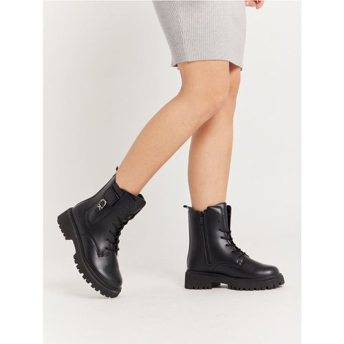 Bottines militaires blanches | Couleur: | Pointure: 37 - My Store - Modalova