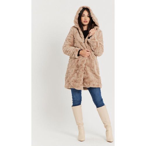 Manteau en fourrure Beige | Couleur: | Taille: 2XL - My Store - Modalova