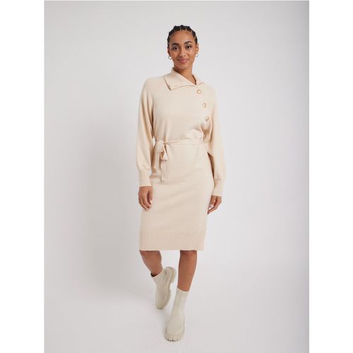 Robe maille col asymétrique | Couleur: | Taille: Taille unique - My Store - Modalova