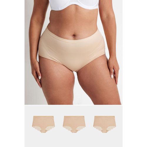 Yours Lot De 3 Shorty Nude Dentelle - Yours - Modalova