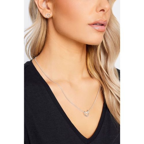 Gold Twisted Heart Necklace Set - Yours - Modalova