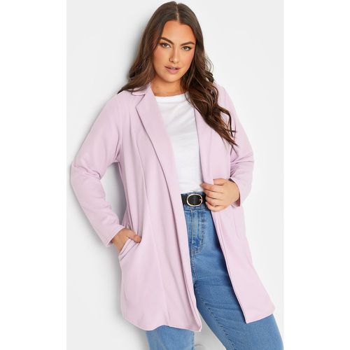 Blazer Long Couleur Lavande , Grande Taille & Courbes - Yours - Modalova