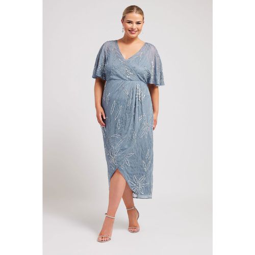 Luxe Robe Midi Cachecoeur , Grande Taille & Courbes - Luxe: Ultimate Embellishment - Modalova