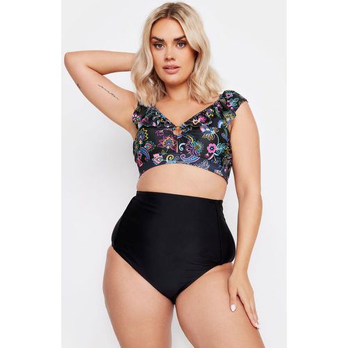 Bas De Bikini Noir Taille Haute - Yours - Modalova