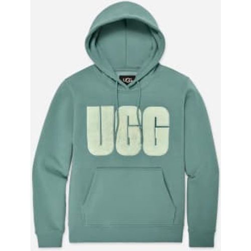 Sweat à capuche avec logo duveteux Rey | UE in , Taille 1X, Coton - Ugg - Modalova