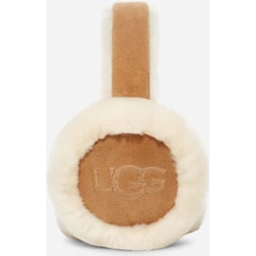 Cache-oreilles brodé en peau de mouton | UE in Brown, Taille O/S, Shearling - Ugg - Modalova