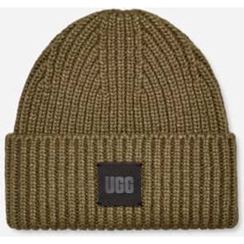 Bonnet côtelé épais | UE in Green, Taille O/S, Laine - Ugg - Modalova