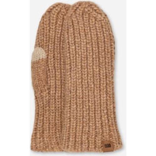 Moufles en maille côtelée épaisse in Beige, Taille O/S, Acrylic - Ugg - Modalova