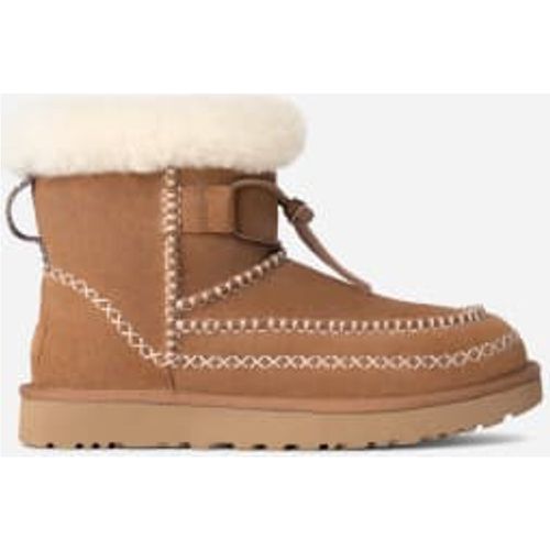 Botte Classic Mini Alpine in Brown, Taille 36, Cuir - Ugg - Modalova