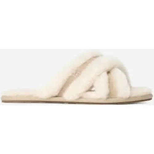 Chausson Scuffita | UE in Beige, Taille 37, Cuir - Ugg - Modalova