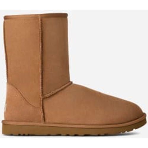 Classic Short | Bottes chaudes en peau de mouton sur .com in Brown, Taille 40, Cuir - Ugg - Modalova