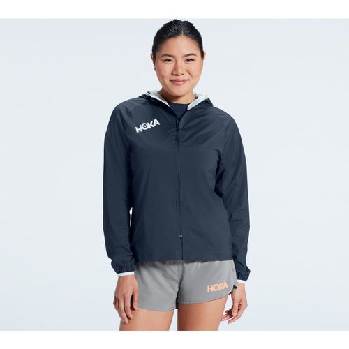 Veste coupe-vent zippée en Taille L | Vestes - HOKA - Modalova