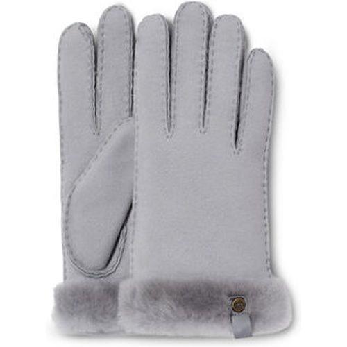 Shorty Glove With Leather Trim Gantss en , taille Petite | Cuir - Ugg - Modalova