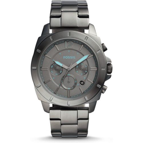 Unisex Montre Privateer Sport Chronographe En Acier Inoxydable Anthracite - One size - Fossil - Modalova