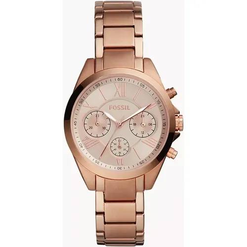 Femmes Montre Modern Courier Midsize chronographe en acier inoxydable - Fossil Outlet - Modalova