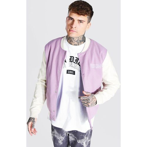 Bomber à manches - S - Boohooman - Modalova