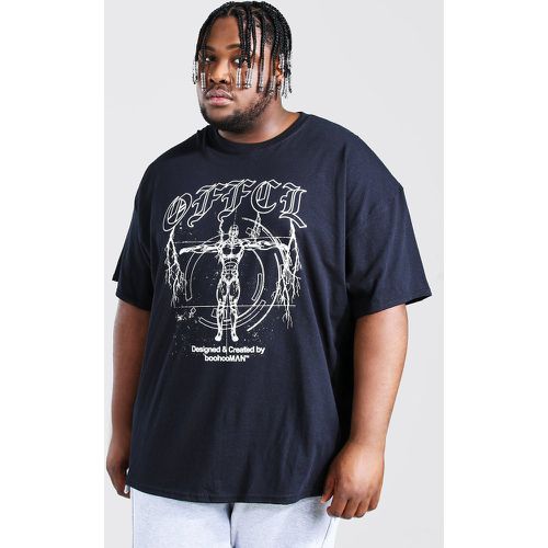 Grande taille -T-shirt Offcl MAN - - XXXXL - Boohooman - Modalova