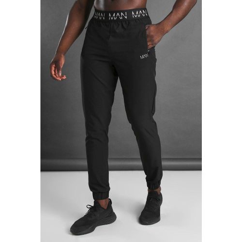 Jogging fuselé à ceinture imprimé MAN - XL - Boohooman - Modalova