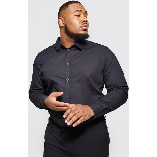 Grande taille - Chemise en coton à manches longues - - XXXL - Boohooman - Modalova