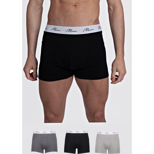 Lot de 3 boxers à logo - MAN - L - Boohooman - Modalova