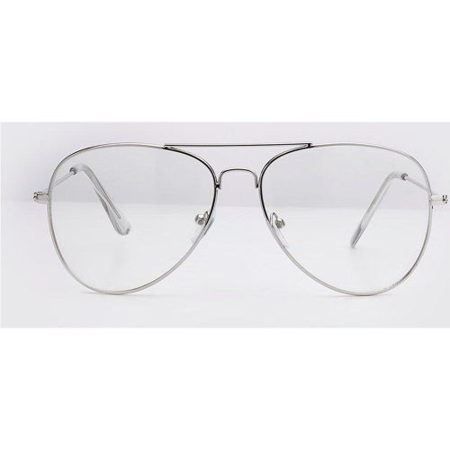 Lunettes de soleil aviateur classiques - ONE SIZE - Boohooman - Modalova