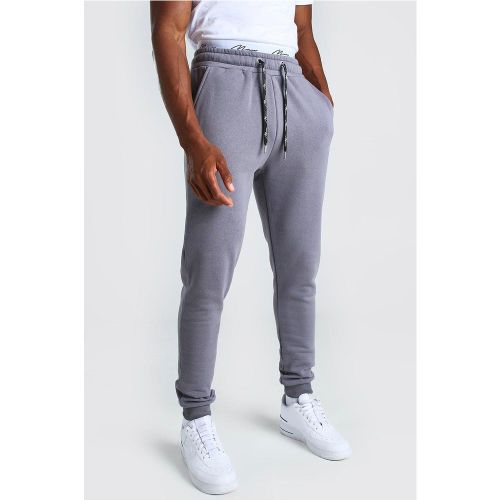 Jogging skinny à double ceinture - MAN - S - Boohooman - Modalova