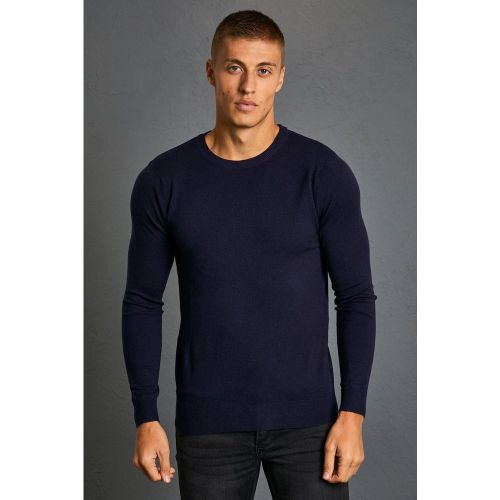 Pull à col ras-du-cou - XS - Boohooman - Modalova