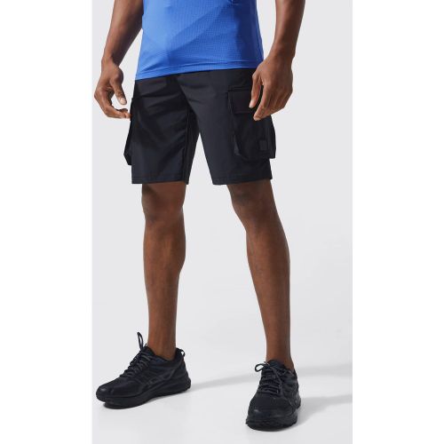 Short de sport cargo à poches - MAN Active homme - S - Boohooman - Modalova