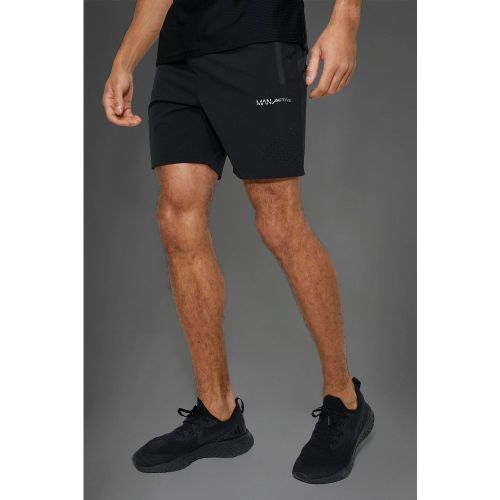 Short de sport en nylon - MAN Active - XXXL - Boohooman - Modalova