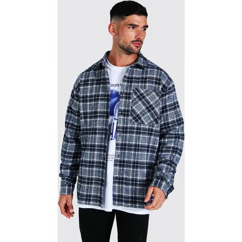 Chemise à carreaux oversize - Boohooman - Modalova