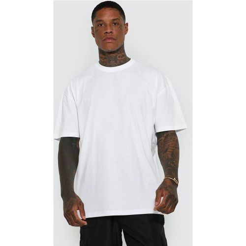 T-shirt oversize à col ras-du-cou en coton REEL - S - Boohooman - Modalova