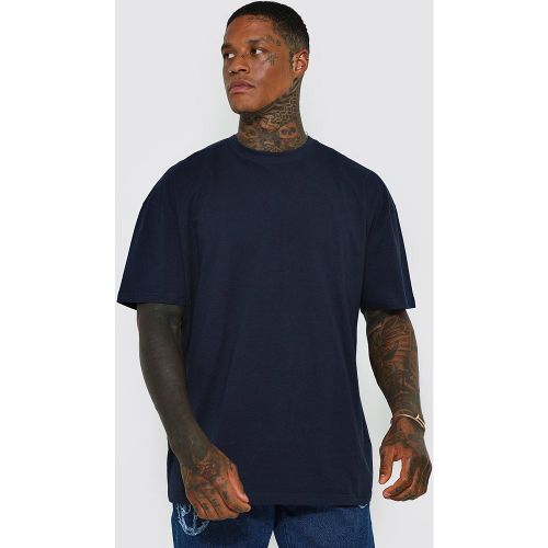 T-shirt oversize à col ras-du-cou en coton REEL - M - Boohooman - Modalova