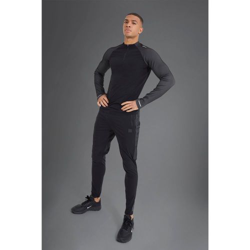 Ensemble de survêtement côtelé près du corps - MAN Active - Boohooman - Modalova