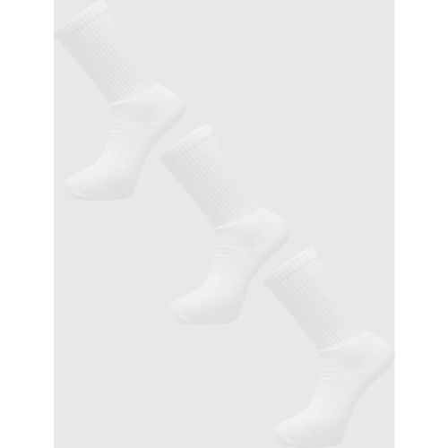 Lot de 3 paires de chaussettes unies - ONE SIZE - Boohooman - Modalova