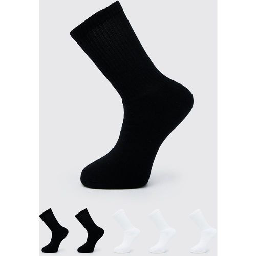 Lot de 5 paires de chaussettes unies - Boohooman - Modalova