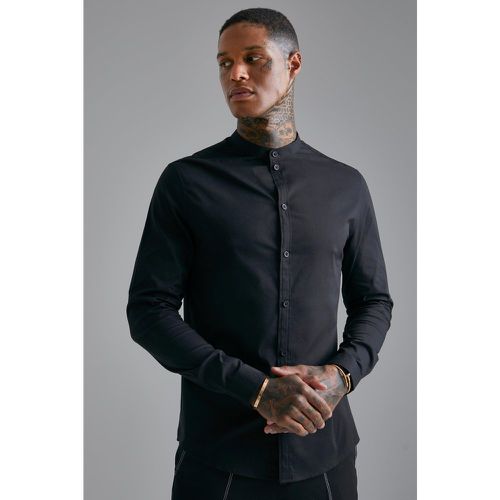 Chemise cintrée à manches longues - M - Boohooman - Modalova