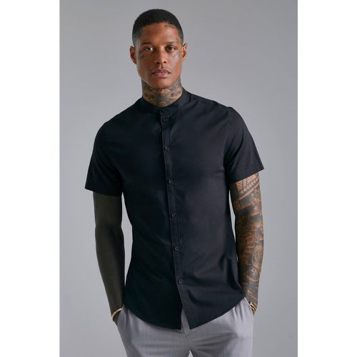 Chemise moulante à manches courtes - S - Boohooman - Modalova