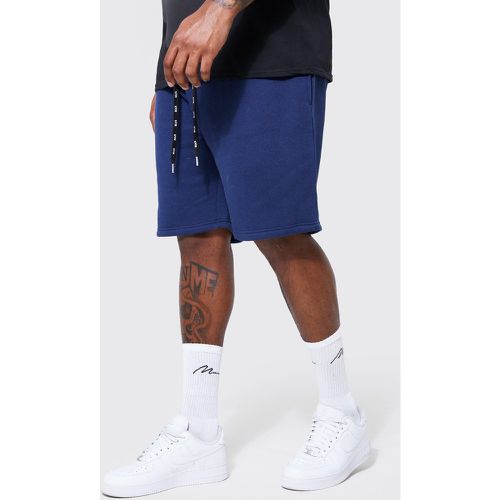 Grande taille - Short en jersey avec cordons à inscriptions - MAN - XXXL - Boohooman - Modalova