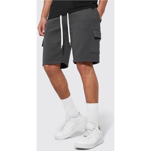 Tall - Short cargo à poches en jersey à cordons de serrage - S - Boohooman - Modalova