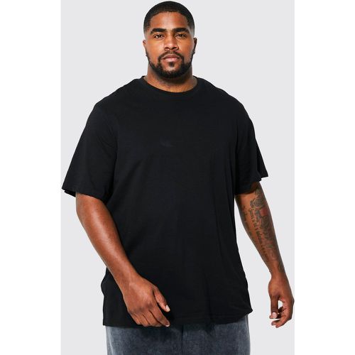 Grande taille - T-shirt ample basique à col rond - - XXXL - Boohooman - Modalova