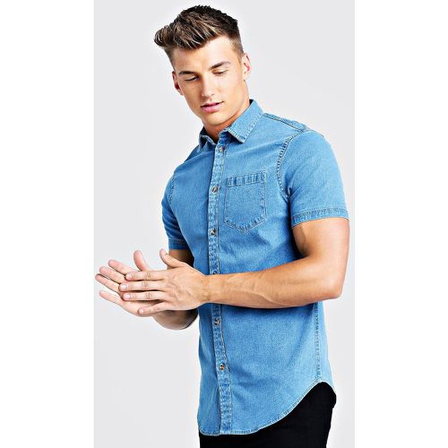 Chemise près du corps à manches courtes - XL - Boohooman - Modalova