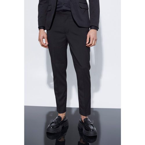 Pantalon de costume skinny court - 28 - Boohooman - Modalova