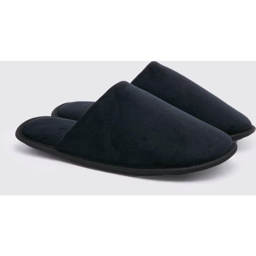 Pantoufles en velours - 9 - Boohooman - Modalova