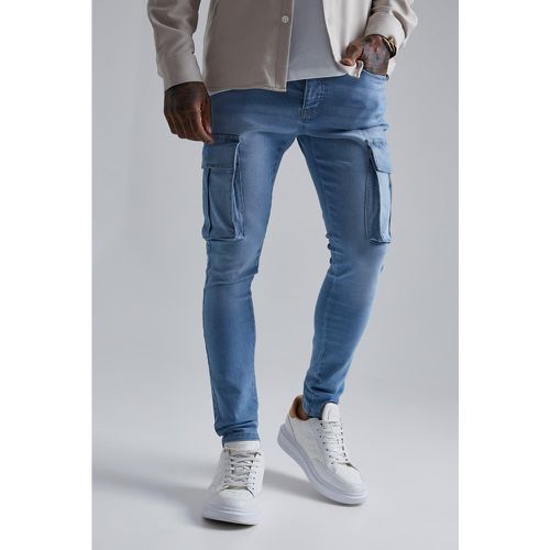 Jean cargo skinny homme - 32R - Boohooman - Modalova