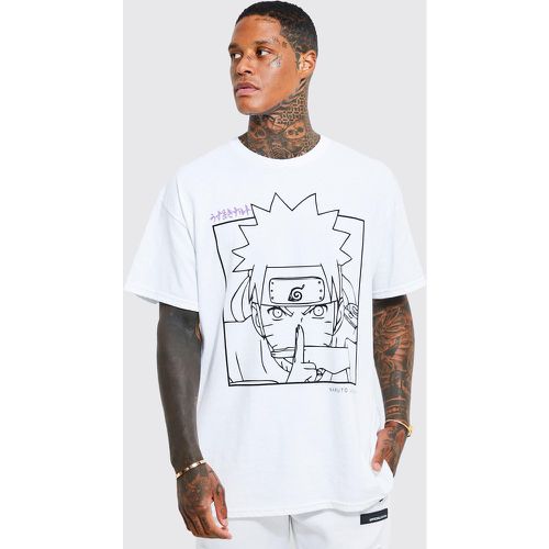 T-shirt oversize à imprimé Naruto - L - Boohooman - Modalova