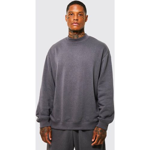 Sweat oversize léger à col montant homme - S - Boohooman - Modalova