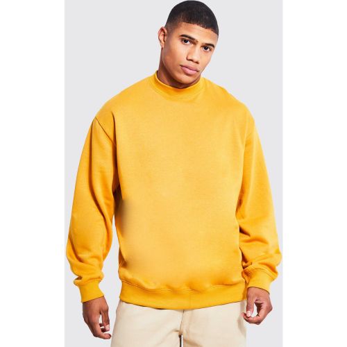 Sweat oversize léger à col montant homme - L - Boohooman - Modalova