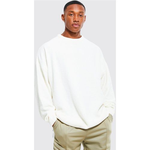 Pull oversize en maille chenille - M - Boohooman - Modalova