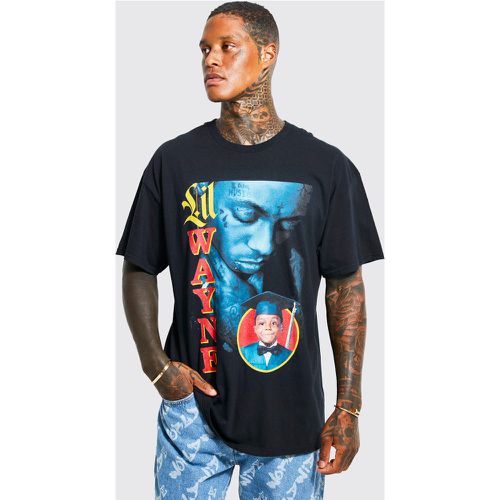 T-shirt oversize à imprimé Lil Wayne - Boohooman - Modalova